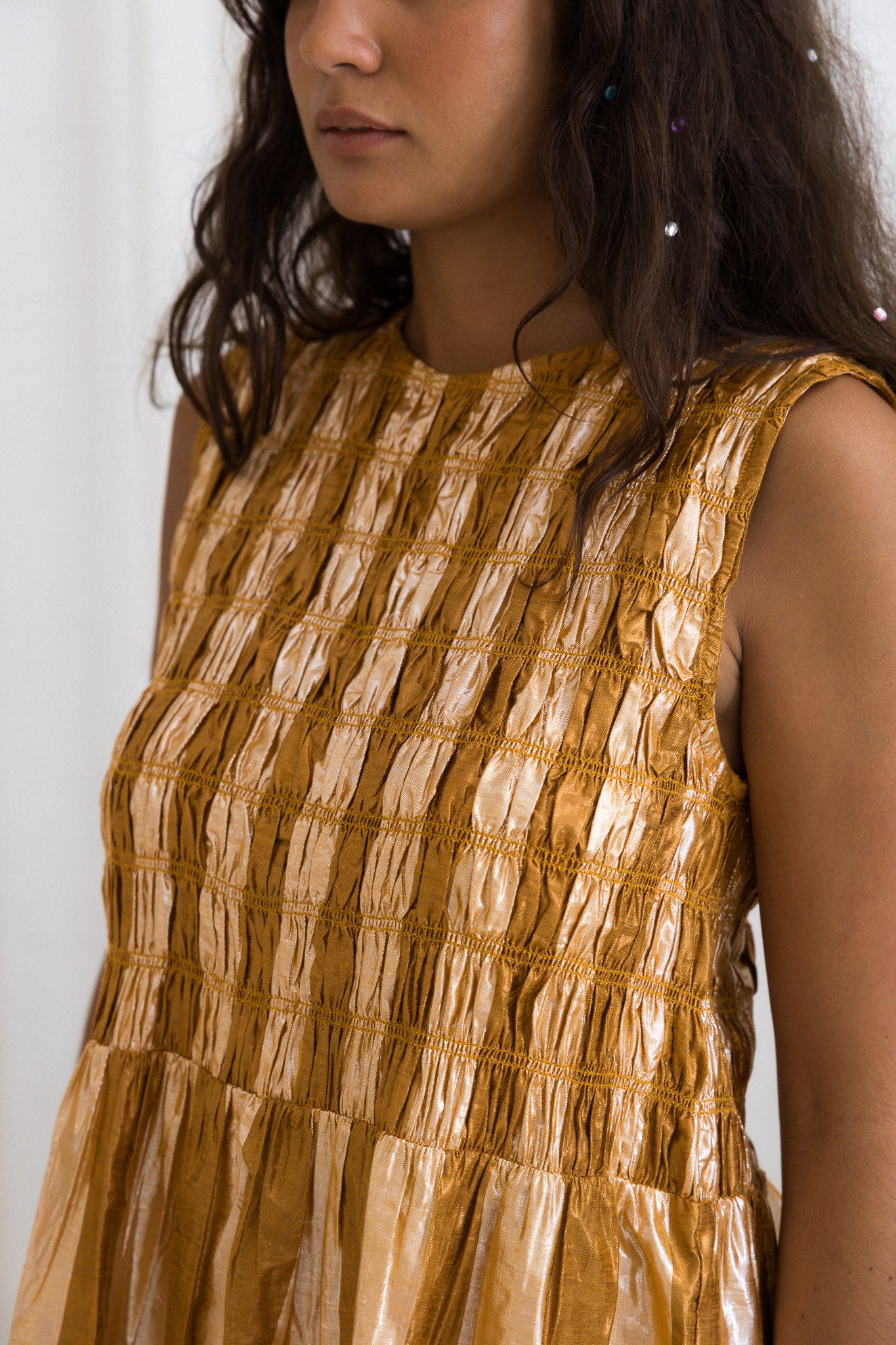 Top Smocks Laranja Claro