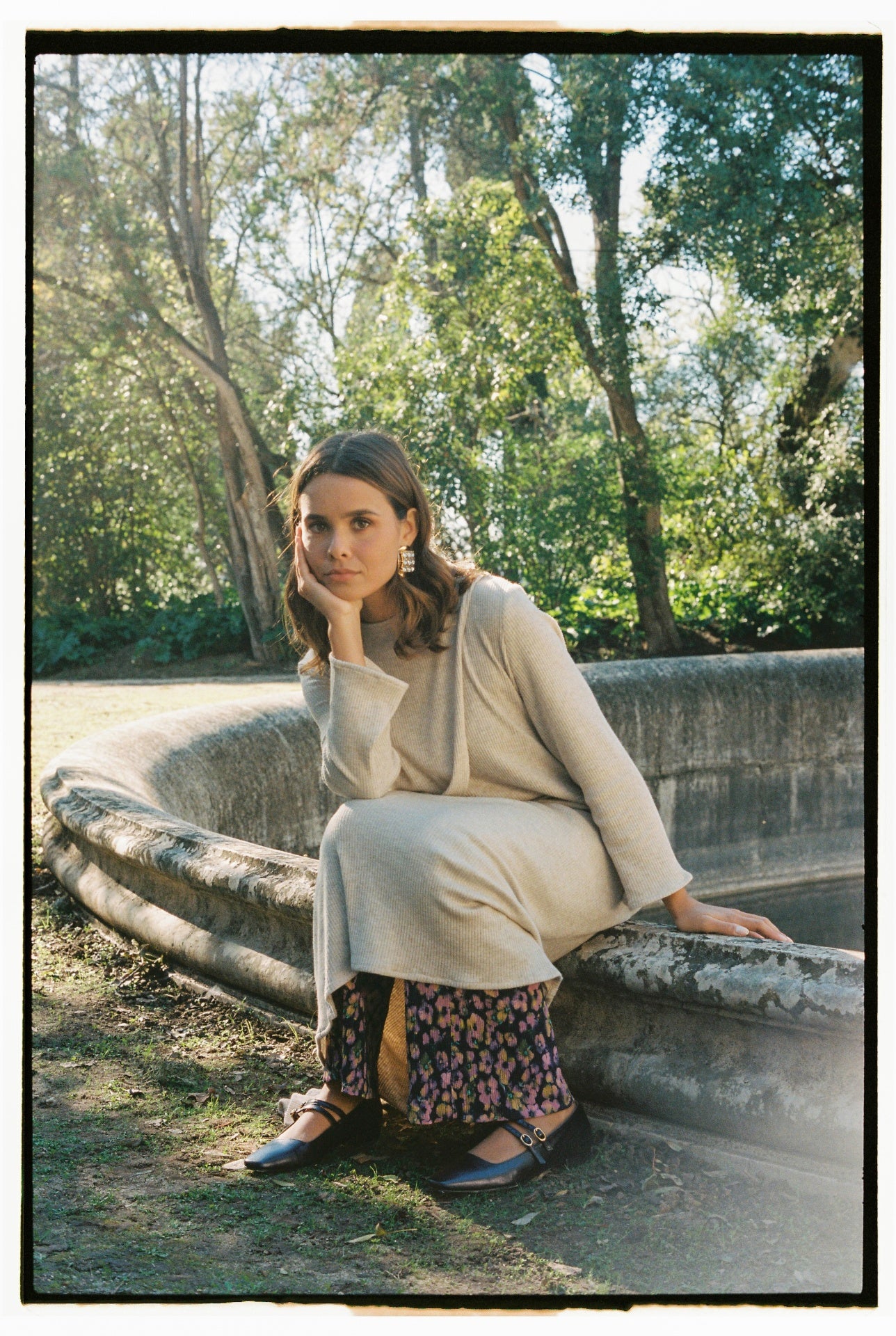 Knitted Crossover Dress