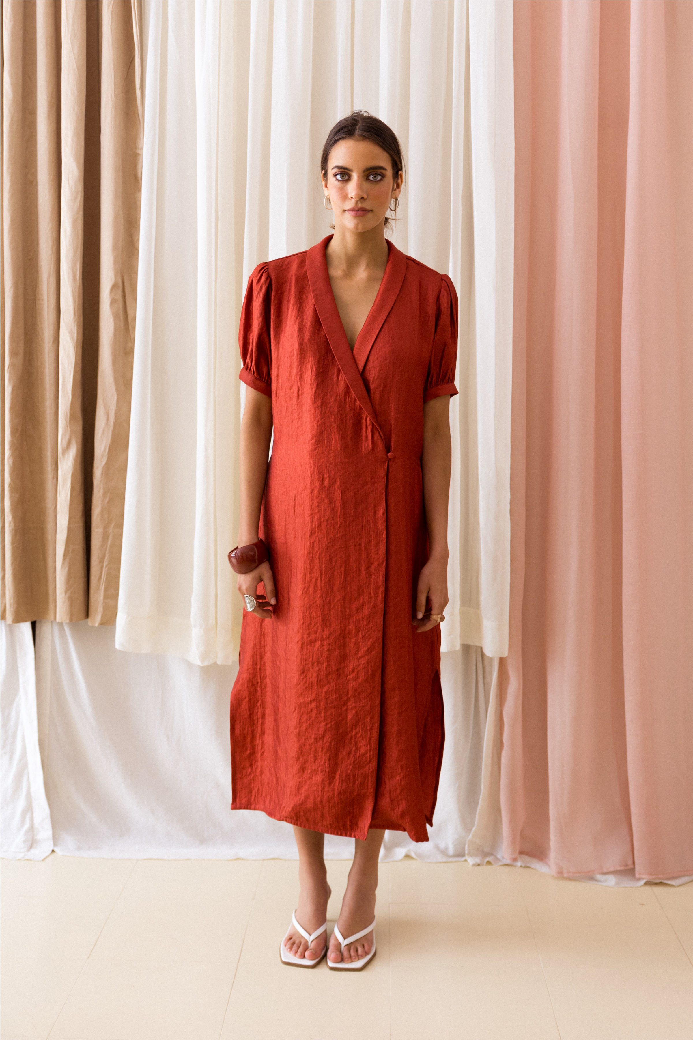 Wrap Dress Red