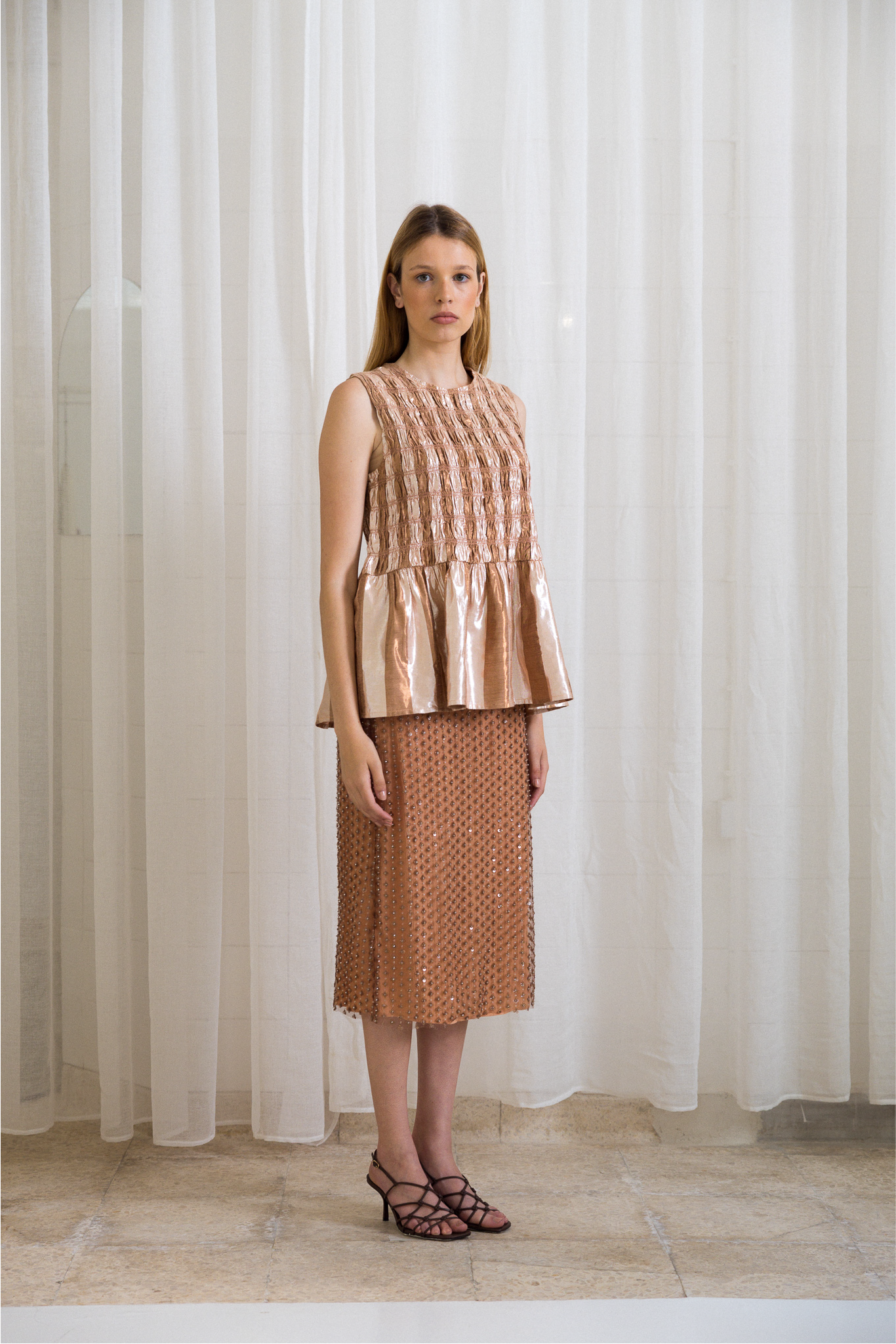 Smocks Top Salmon