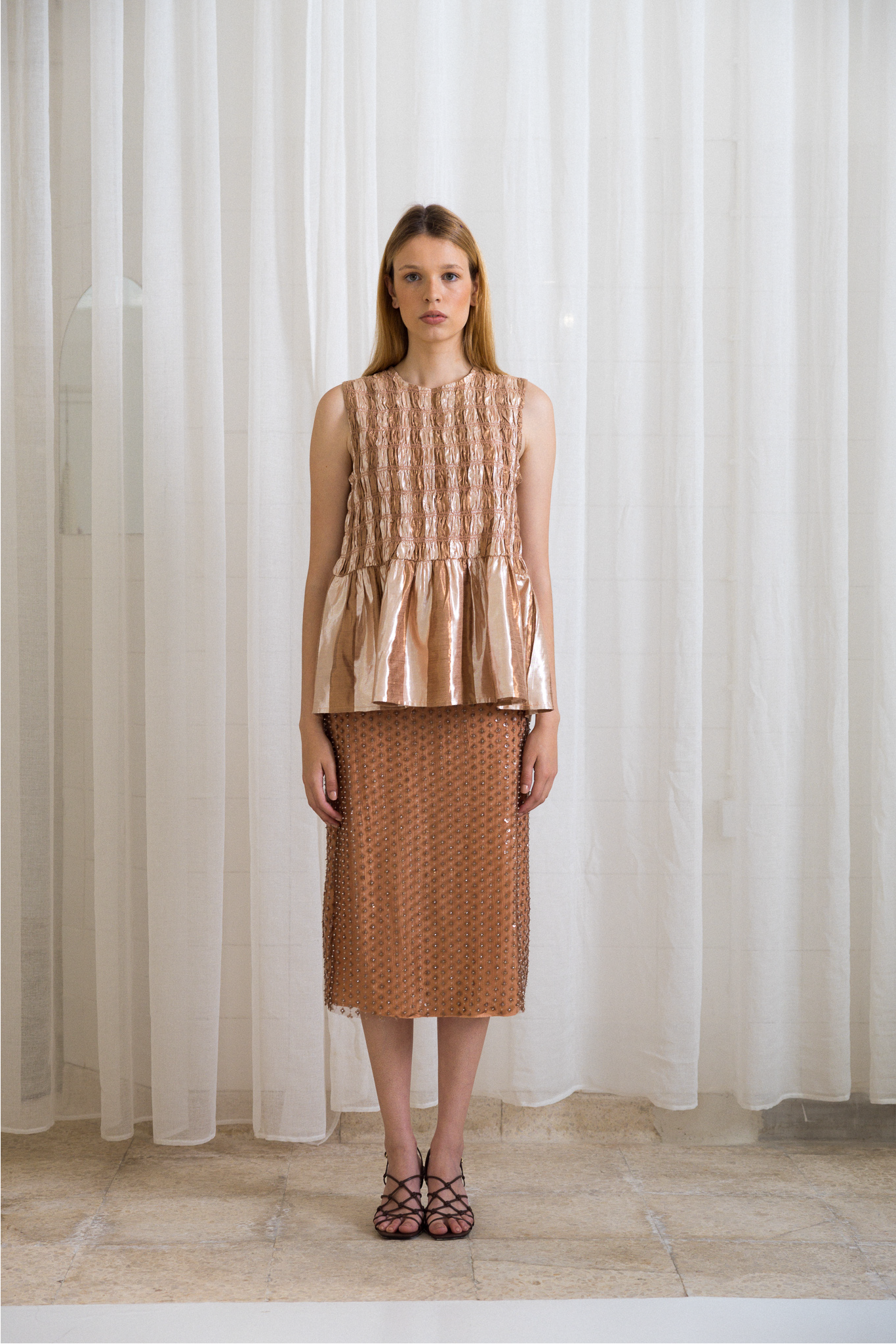 Smocks Top Salmon