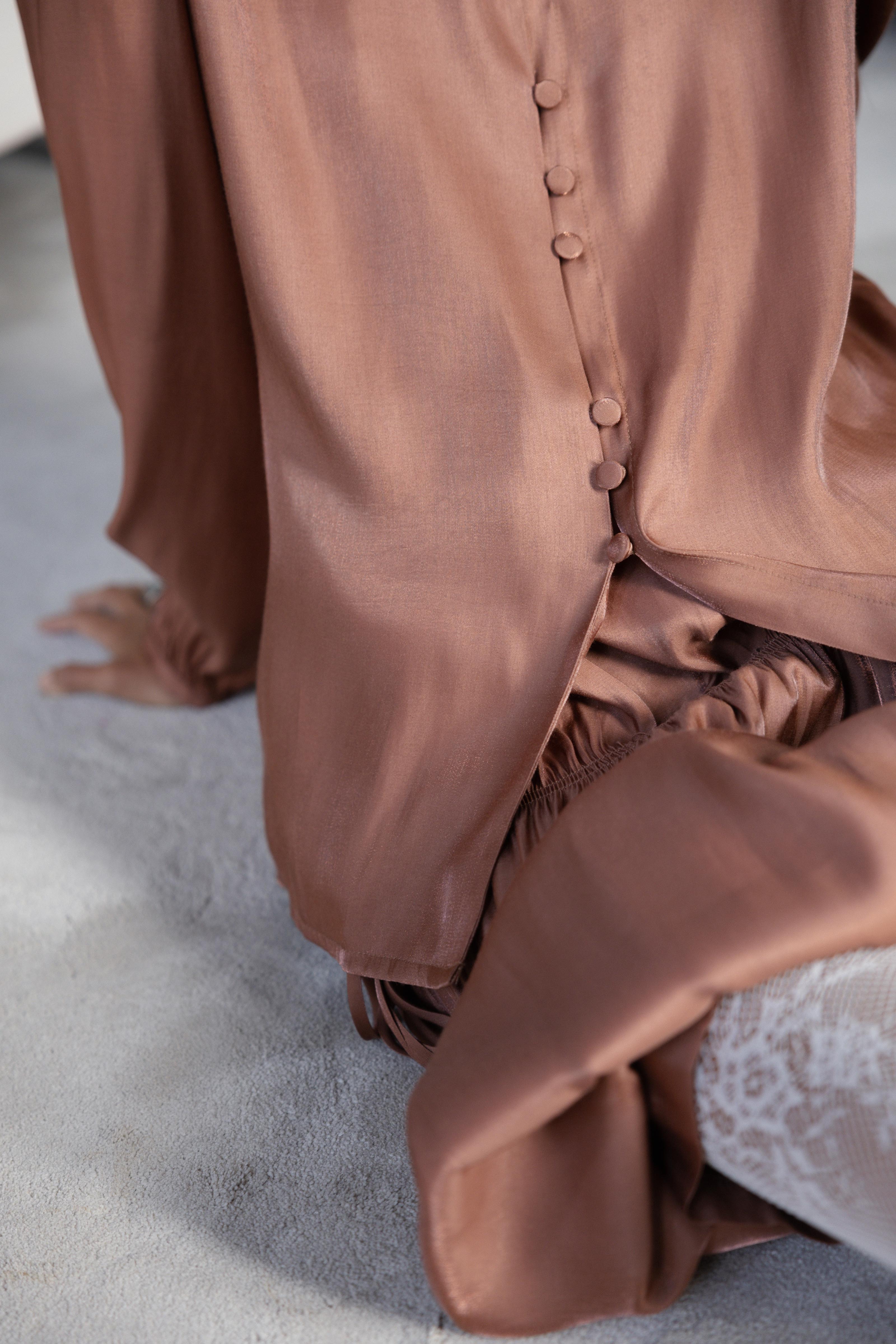 Three-Button Shirt Terracotta