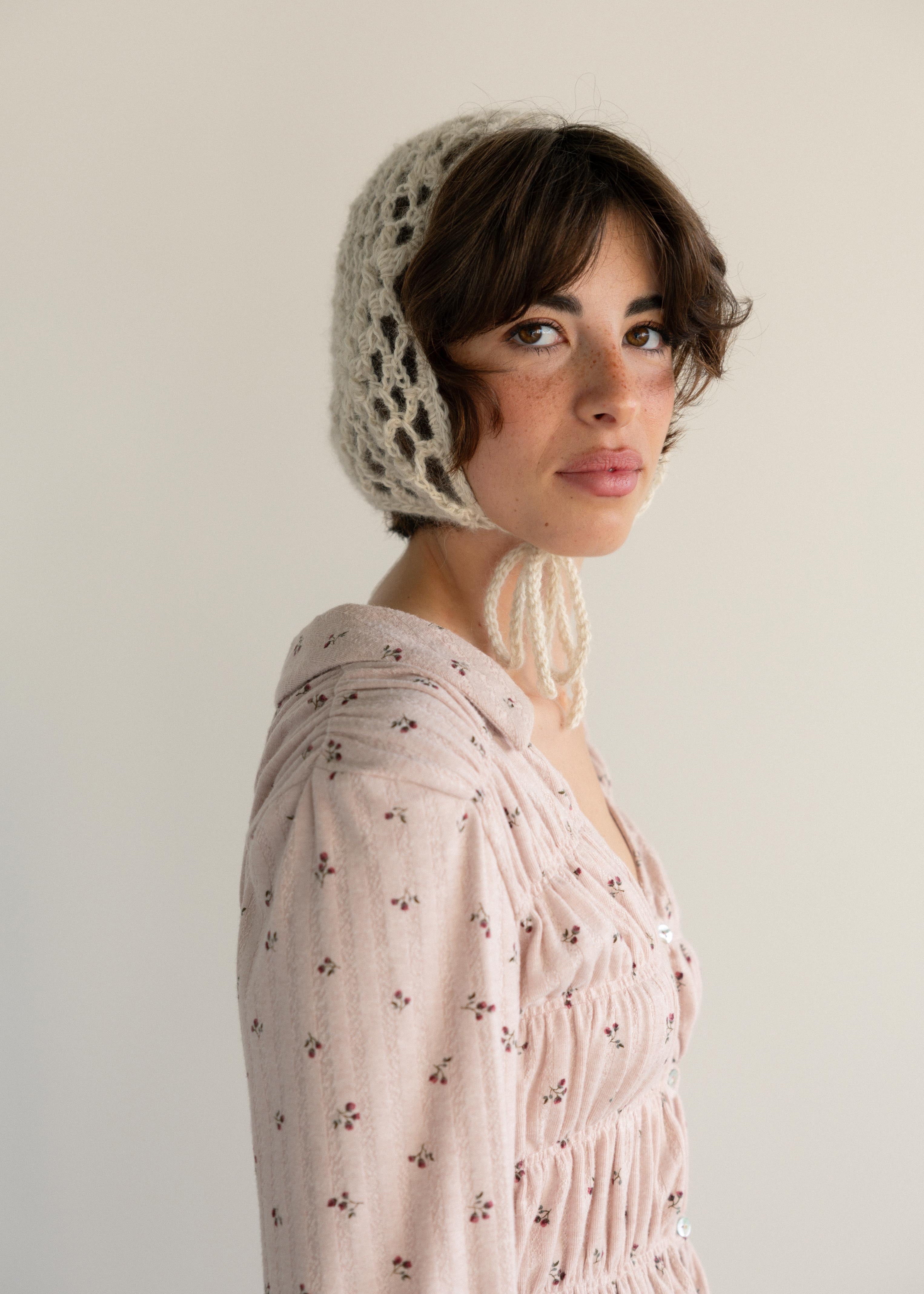 Balaclava de Crochet Cru