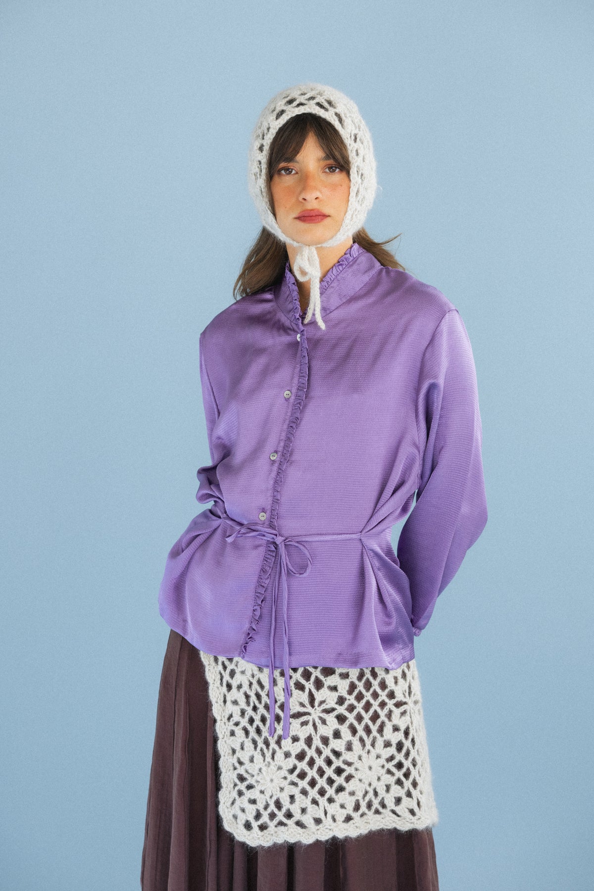 Crochet Balaclava Off-White