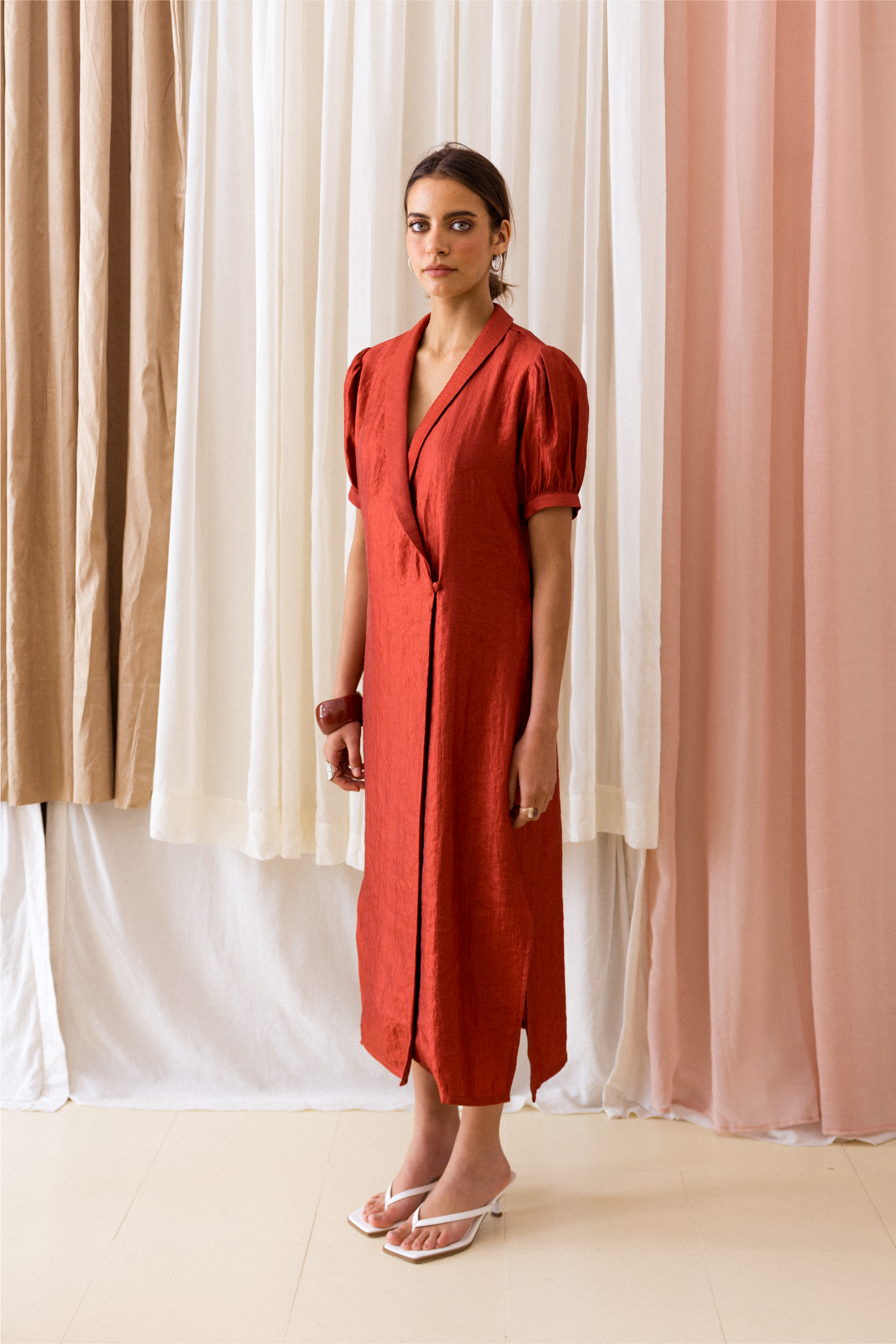 Wrap Dress Red