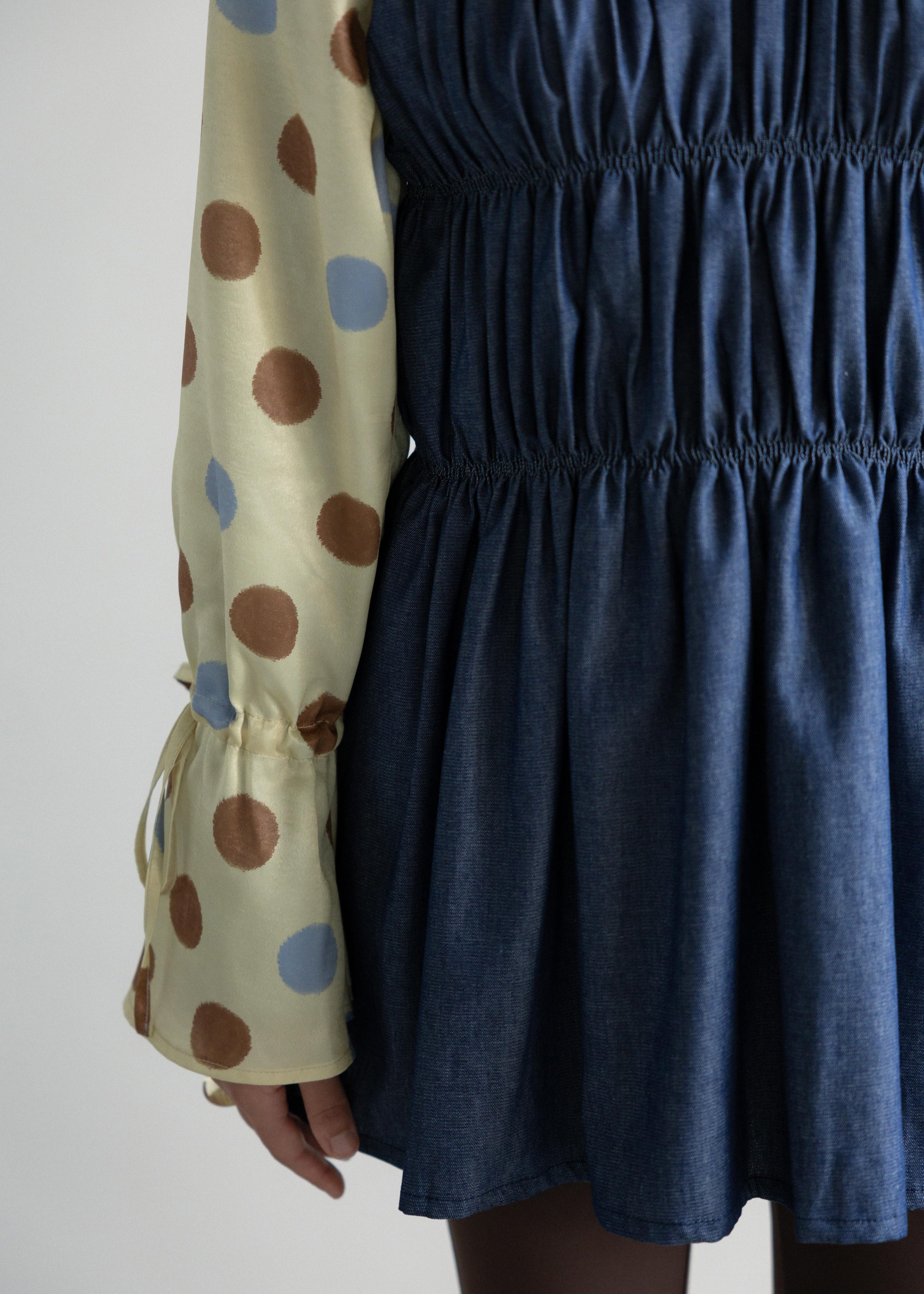 Colete Franzido Comprido Ganga