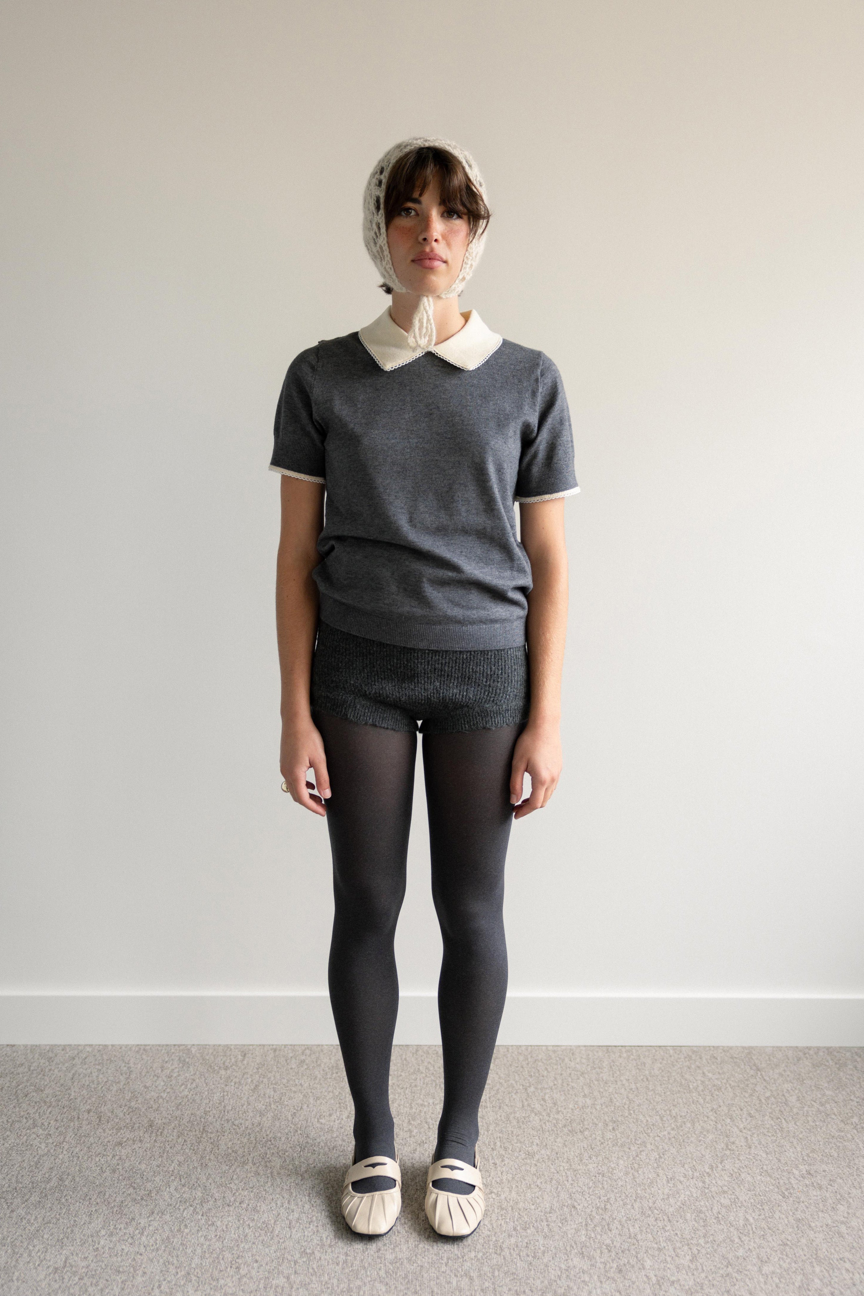 Balaclava de Crochet Cru