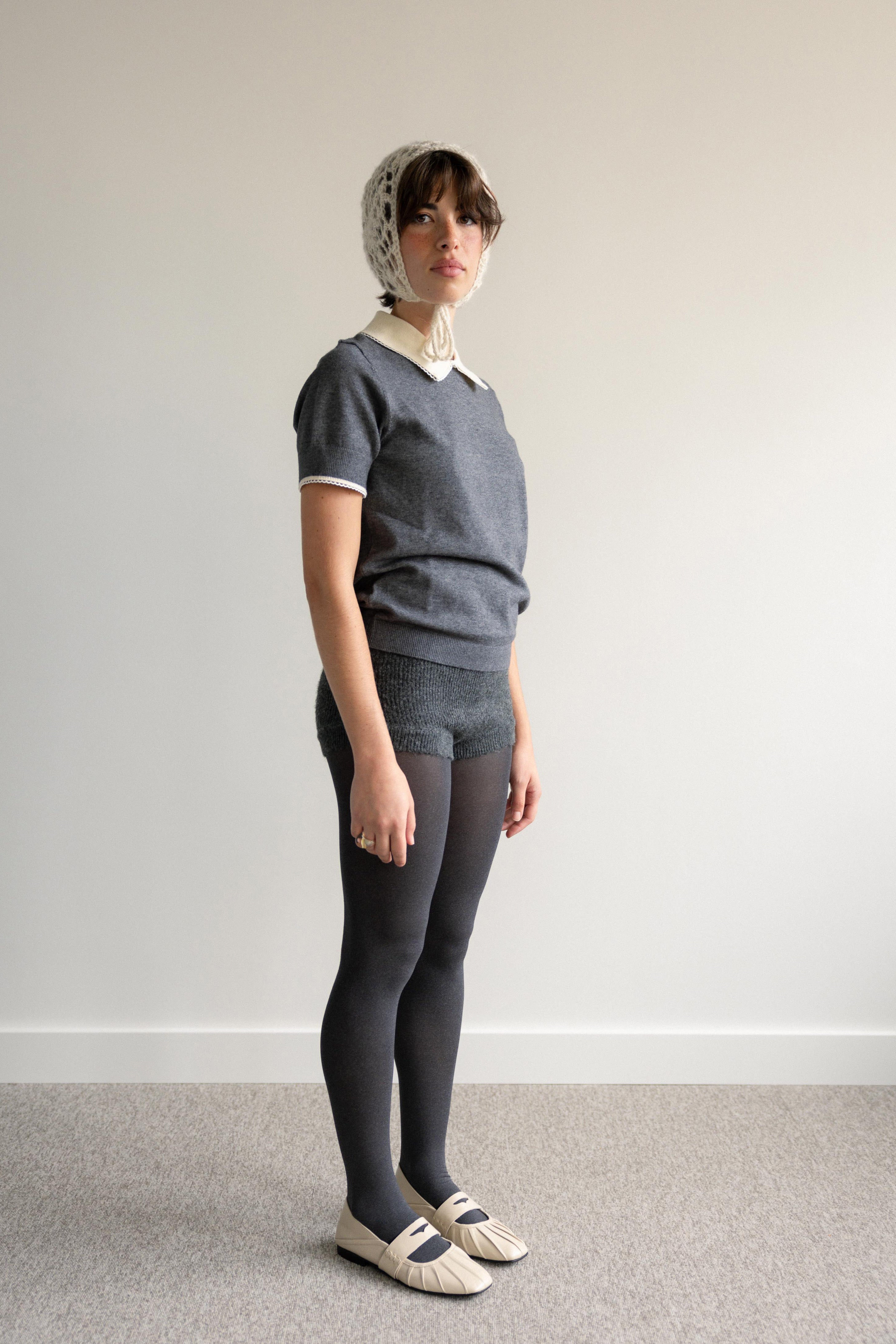 Balaclava de Crochet Cru